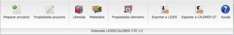Menu LIDER/CALENER CTE 1.0